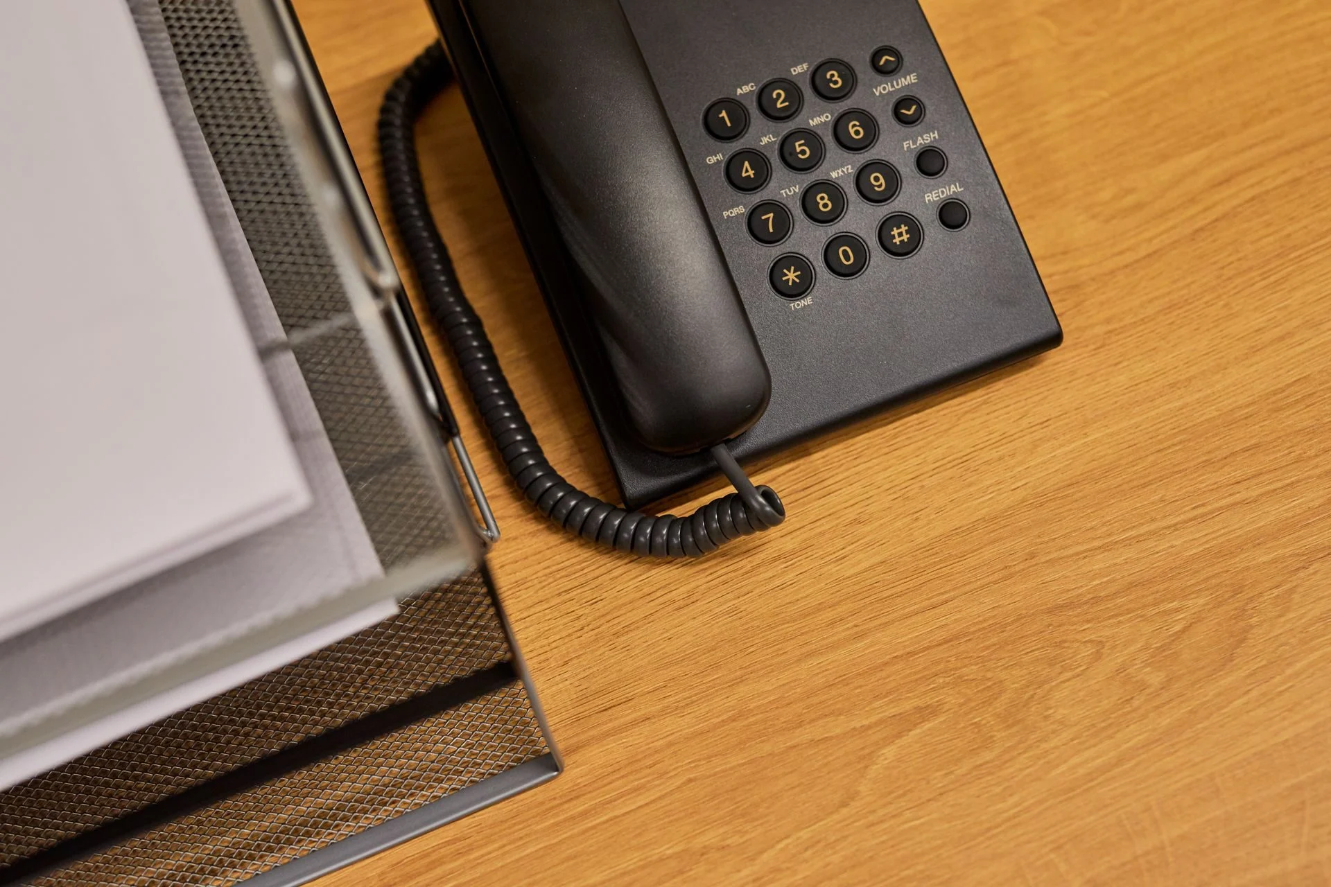 An office desk phone